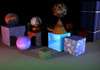 some boxes and stuff