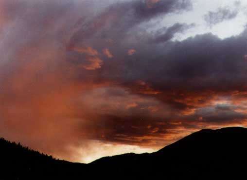 Red sky